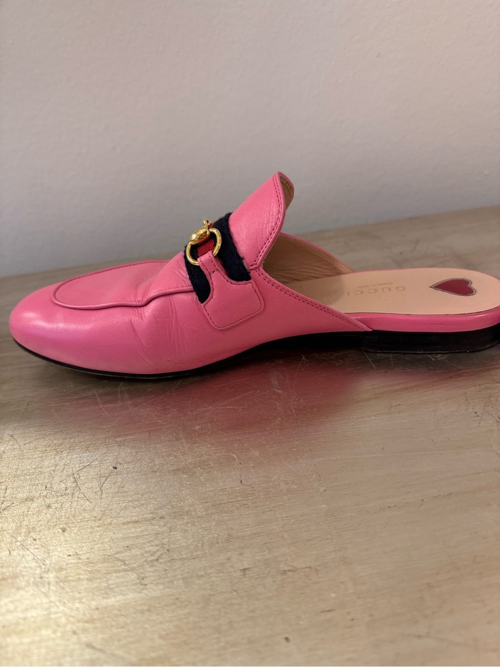 Gucci Princetown Slippers in Pink - Picture 11 of 12